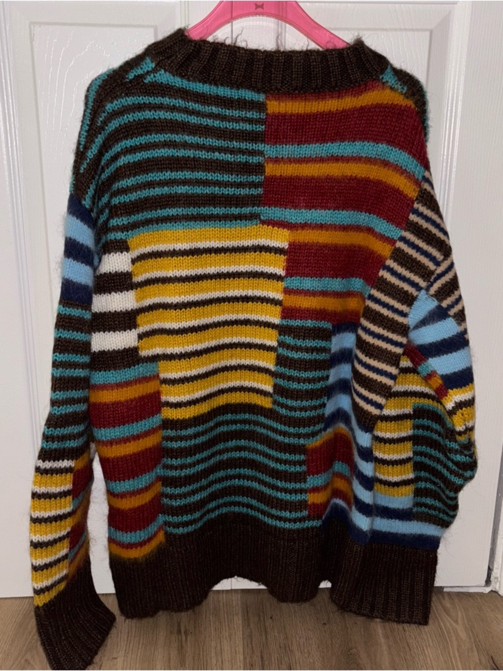 NWOT Danielle Guzio oversized striped sweater - Picture 4 of 5
